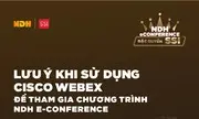 Ảnh bìa hướng dẫn sử dụng Cisco Webex để tham gia NDH eConference