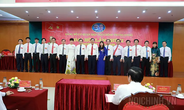 Ban Chấp hành Đảng bộ Cơ quan Ban Nội chính Trung ương nhiệm kỳ 2020-2025 ra mắt tại Đại hội