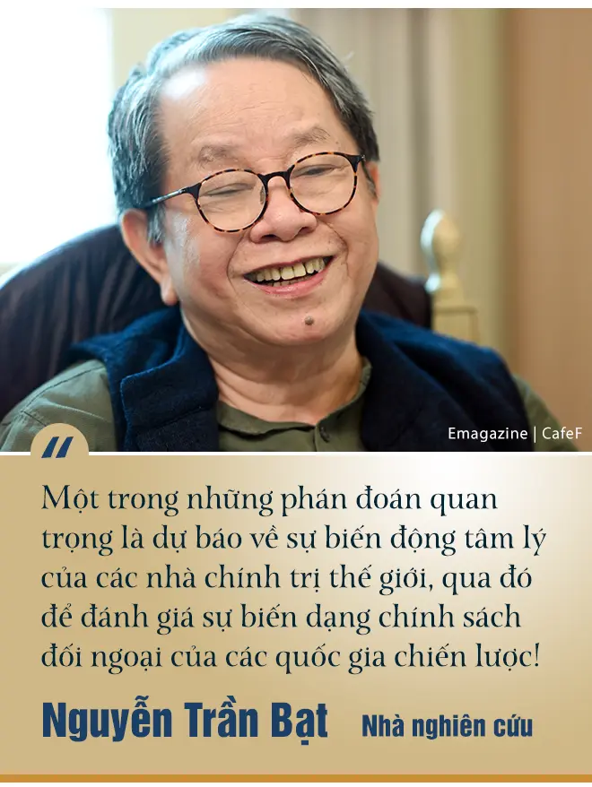 Trích dẫn Nguyễn Trần Bạt về việc dự báo biến động tâm lý của các nhà chính trị thế giới