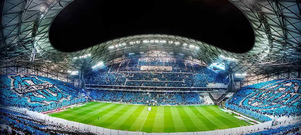 Vélodrome nằm tại thành phố Marseille
