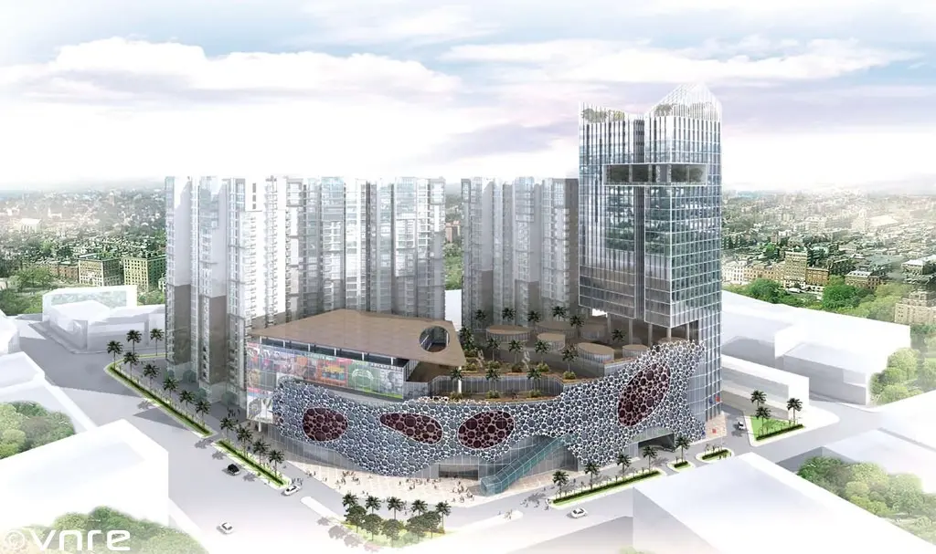 Phối cảnh dự kiến của dự ánVinaSquare
